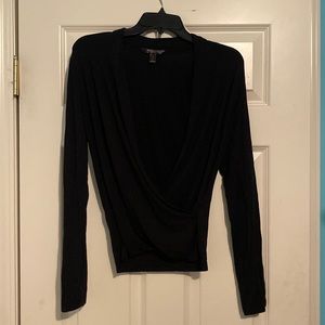 Black Banana Republic threadsoft cross body long sleeve